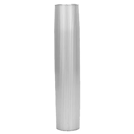 Taco Marine Aluminum Ribbed Table Pedestal - 2-3/8" O.D. - 26" Length Z60-8266VEL26-2